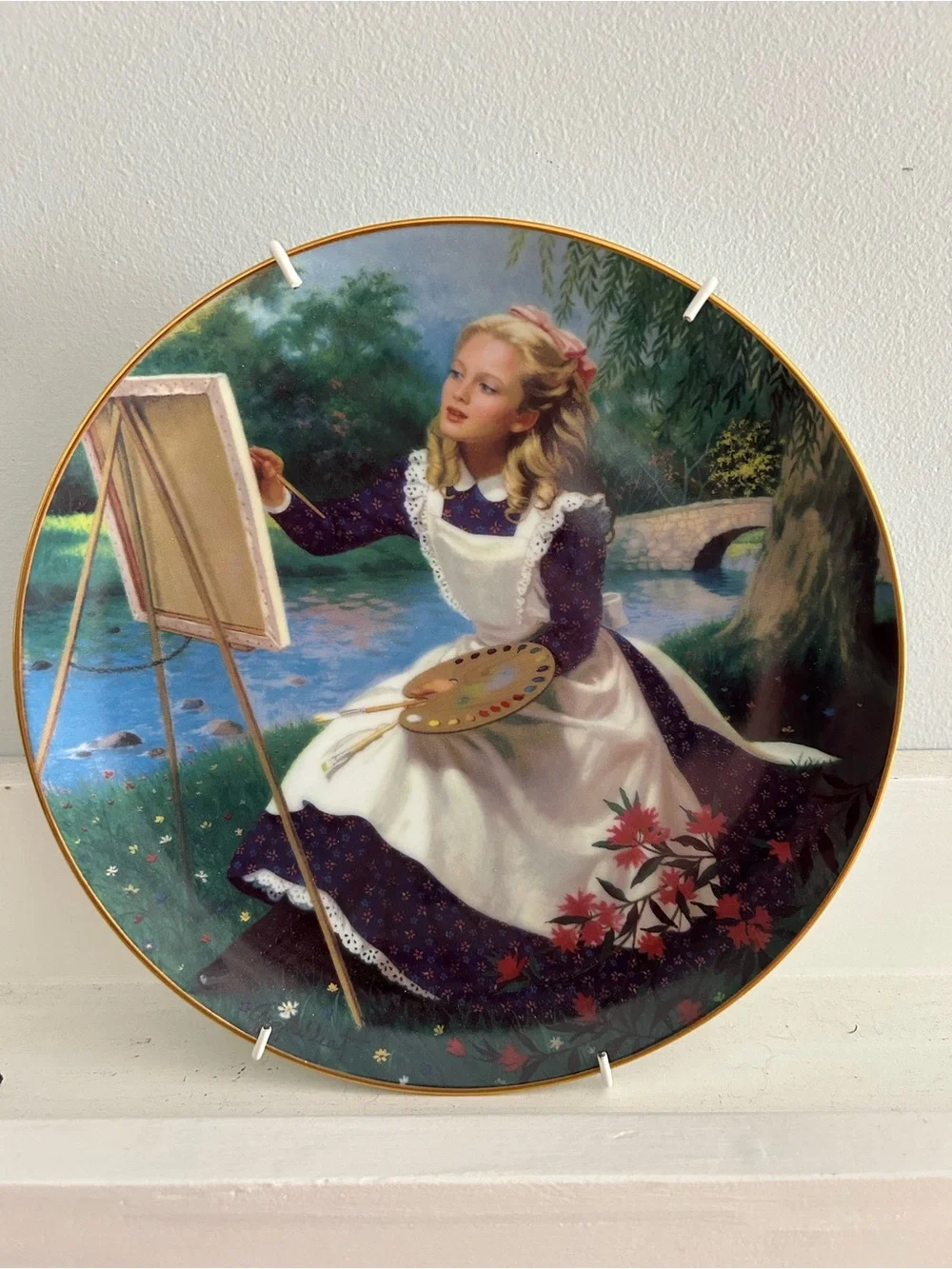 Danbury Mint Little Women Collector Plates Set of 5 Meg Jo Beth Amy Wedding 1990